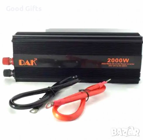 2000W Инвертор преобразувател камион кола автомобил, снимка 2 - Аксесоари и консумативи - 39296552
