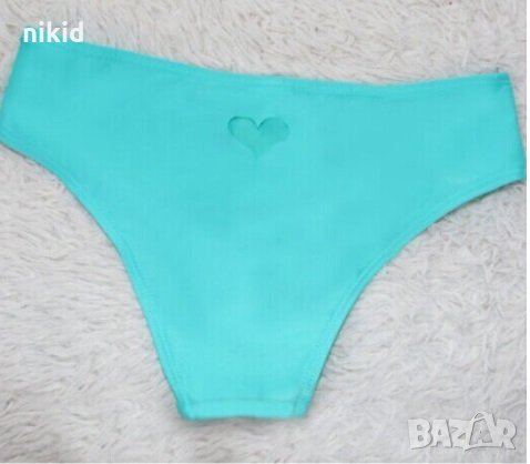 бикини бански сърце в синьо зелени цикламени бельо татос, снимка 2 - Бански костюми - 33463387