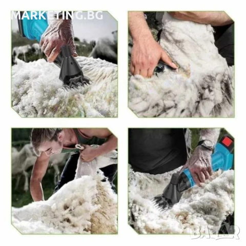 Акумулаторна машинка за подстригване на животни KraftRoyal 36V, 8.0Ah, с 2 батерии, снимка 2 - За селскостопански - 50536293