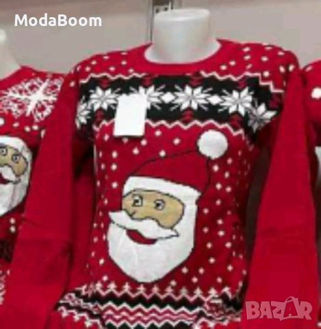 ✨Модерни дамски коледни пуловери✨, снимка 4 - Блузи с дълъг ръкав и пуловери - 43171863