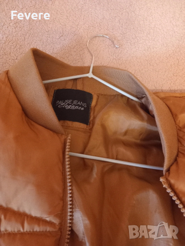 Pause jeans- късо кафяво яке, снимка 3 - Якета - 53303888