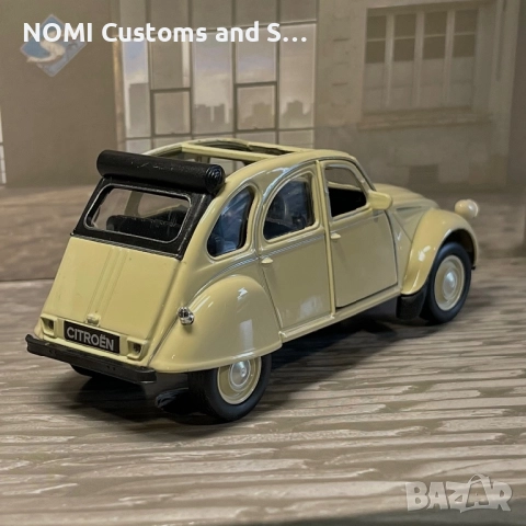 Citröen 2CV умален модел, снимка 2 - Коли, камиони, мотори, писти - 52516018