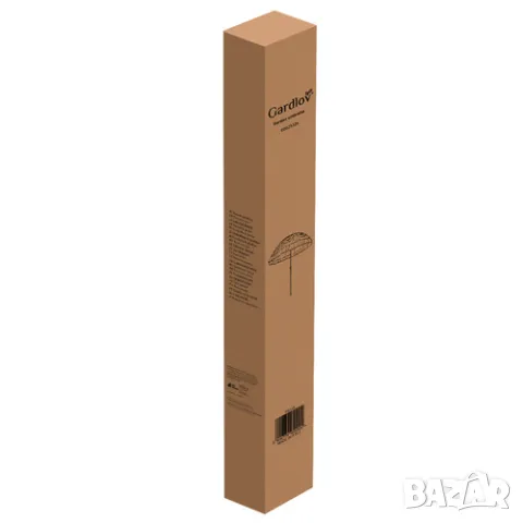 Градински чадър / Плажен чадър с UV защита 170 см – Хавайски стил, снимка 12 - Градински мебели, декорация  - 50225977