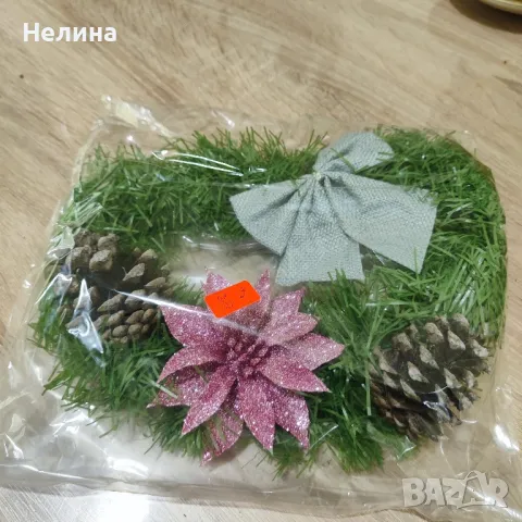 Ръчно изработени коледни венчета. , снимка 4 - Други - 47532656