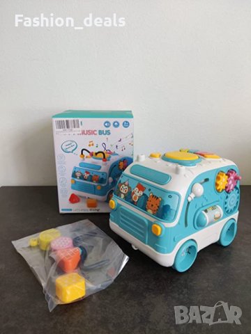 Нова детска играчка Автобус със светлина и музика дете бебе подарък игра, снимка 8 - Музикални играчки - 40828790