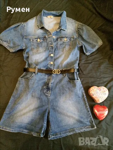 Дънков, супер готин, дамски гащеризон 