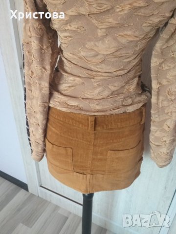 Блуза в кафявата гама - 6,00лв., снимка 7 - Блузи с дълъг ръкав и пуловери - 16533551