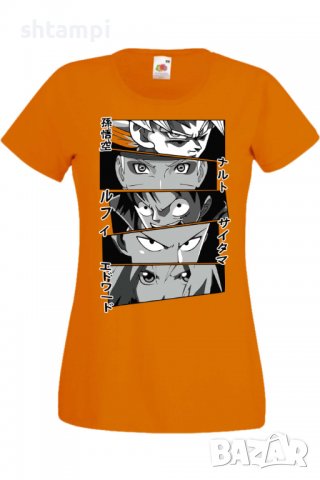 Дамска тениска Anime Heroes Naruto Goku Luffy Sakura,Анимация,игра,Празник,Повод., снимка 8 - Тениски - 38047426