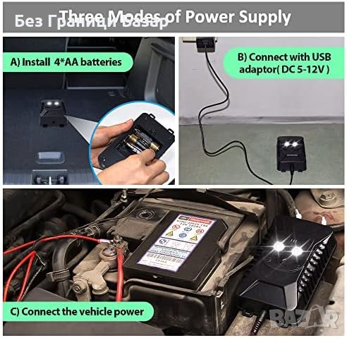 Нов Ултразвуков Репелент за Мишки Гризачи за Автомобили и Гаражи LED Светлина Защита, снимка 6 - Други стоки за дома - 43512192
