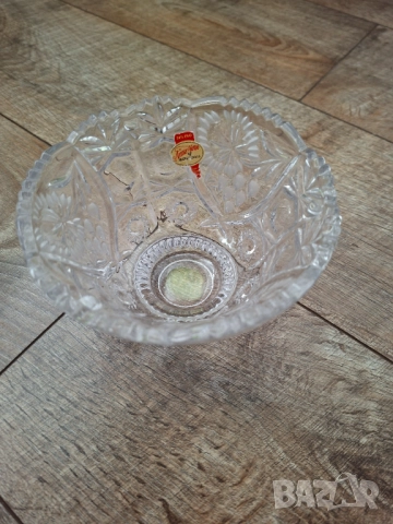 Винтидж немска купа от оловен кристал Anna Hutte Bleikristall 24% - 