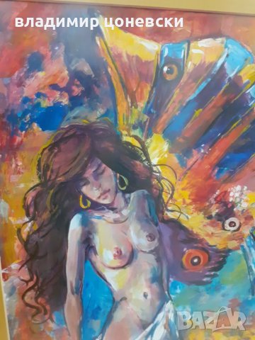 Маслена картина,масло на картон,живопис, снимка 2 - Картини - 49242568