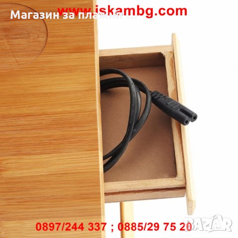 Бамбукова охлаждаща масичка за лаптоп - КОД 1839, снимка 6 - Други стоки за дома - 26991603