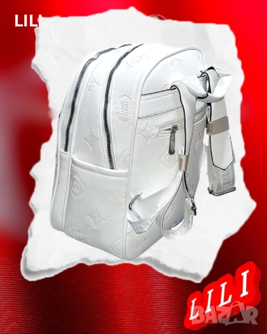 КОЖЕНА ДАМСКА РАНИЦА , снимка 5 - Раници - 52408715