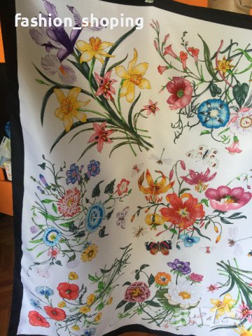 Шал с флорални мотиви, снимка 9 - Шалове - 37448434