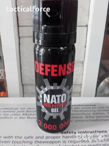 спрей за самозащита NATO Pepper GEL