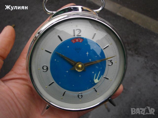 КОЛЕКЦИОНЕРСКИ БУДИЛНИК СПЪТНИК, снимка 4 - Антикварни и старинни предмети - 43141145