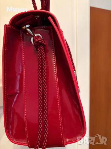 Кожена чанта Patrizia Pepe, снимка 4 - Чанти - 53099517