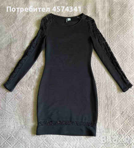 Елегантна черна официална рокля H&M
