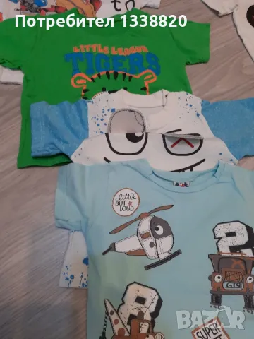 детски тениски 6-9м и 9-12м, снимка 4 - Детски тениски и потници - 47914650