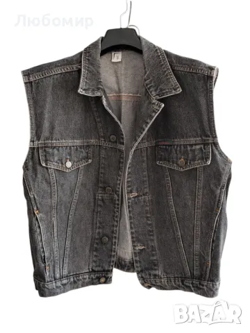 Стилно дънково елече Jeanbax – размер S, снимка 2 - Други - 49291934