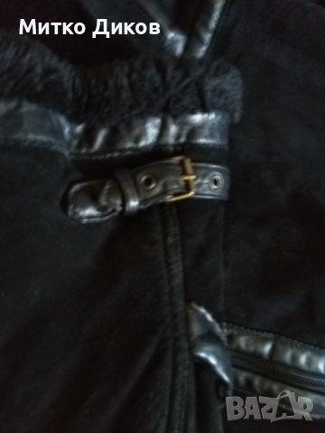 Женска полушуба яке зимна естествена кожа супер топла маркова размер ХЛ, снимка 6 - Якета - 43009174