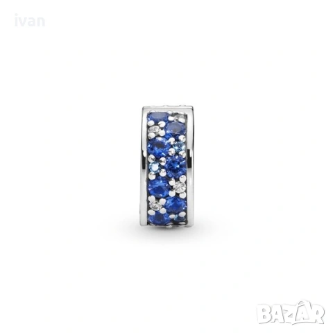 оригинална гривна Pandora сребърна с две добавки, снимка 8 - Гривни - 53065951