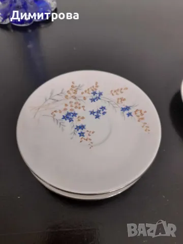 Ретро сервиз за кафе от костен порцелан, снимка 5 - Други ценни предмети - 49457915