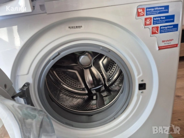 СПЕШНО! Пералня SHARP в безупречно състояние , снимка 3 - Перални - 53284093