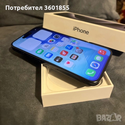 iPhone 15 PRO 128GB Blue Titanium , снимка 2 - Apple iPhone - 53058232