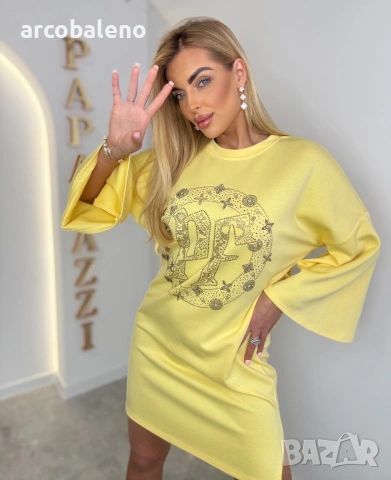 Дамска рокля-суитшърт Glam Crystal PF, 3цвята , снимка 9 - Рокли - 53587218