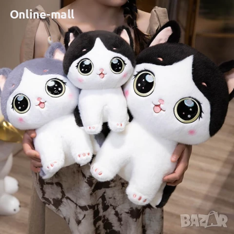 Плюшено Коте, Плюшена играчка Коте, Плюшена котка, 25см, снимка 2 - Плюшени играчки - 50967348