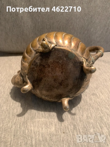 бронзов чайник , снимка 6 - Антикварни и старинни предмети - 53487442