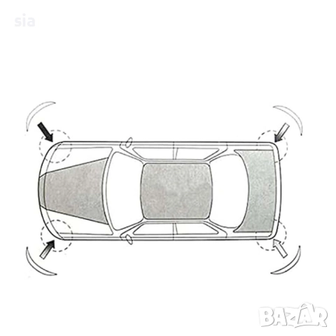 Декорация за броня 134мм, 2 БР, карбон, снимка 2 - Аксесоари и консумативи - 29469654