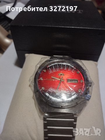 ORIENT автоматичен механичен часовник,ден от седмицата,дата,вечен календар, снимка 8 - Мъжки - 43563103