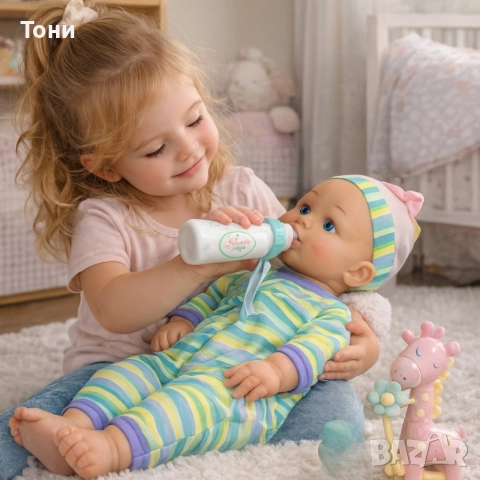 Кукла бебе My Sweet Love с 10 звука и аксесоари – идеален подарък за малки грижещи се сърца, снимка 5 - Кукли - 52833041
