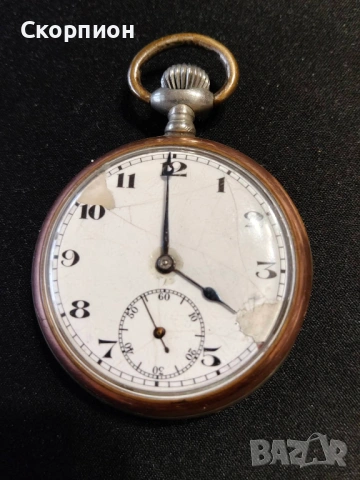 Джобен часовник - JUNGHANS - ГЕРМАНИЯ - ПРОМОЦИЯ с посребрени капаци позлата., снимка 2 - Джобни - 48361755