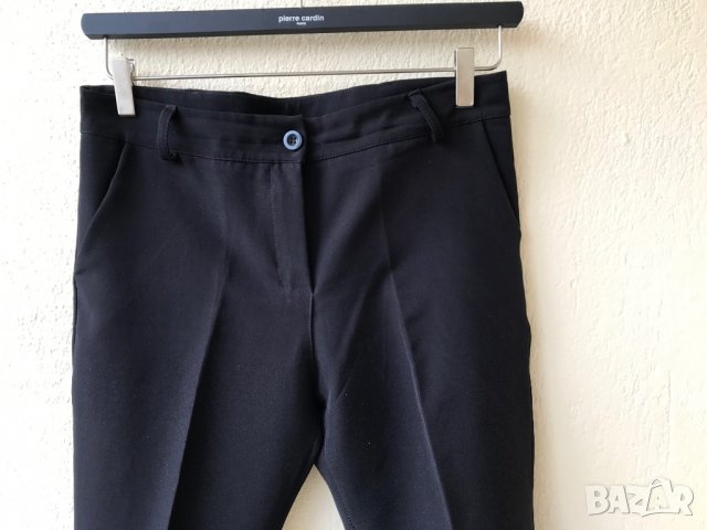 Тънък черен панталон - М, снимка 4 - Панталони - 39050053