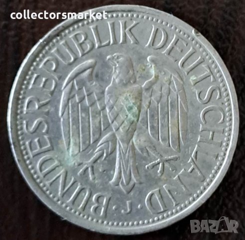 1 марка 1981 J, ФР Германия, снимка 2 - Нумизматика и бонистика - 44002886