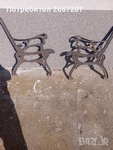 Чугунени крака за градинска пейка - тип Виенска., снимка 1 - Градински мебели, декорация  - 44082602