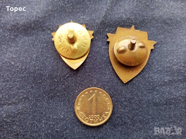 Два бронзови нагр. знака - ГСО, снимка 2 - Антикварни и старинни предмети - 33679038