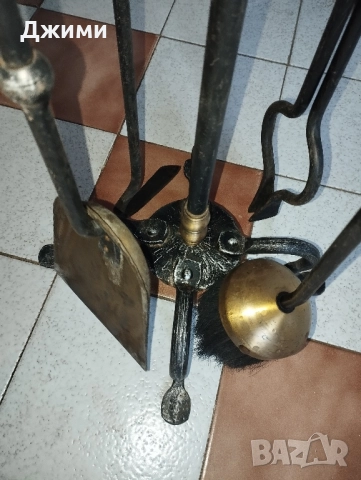 различни бронзови камини прибори, снимка 7 - Антикварни и старинни предмети - 46494814