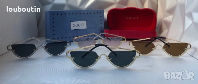 GUCCI 1:1 дамски слънчеви очила 4 цвята, снимка 14 - Слънчеви и диоптрични очила - 52915117