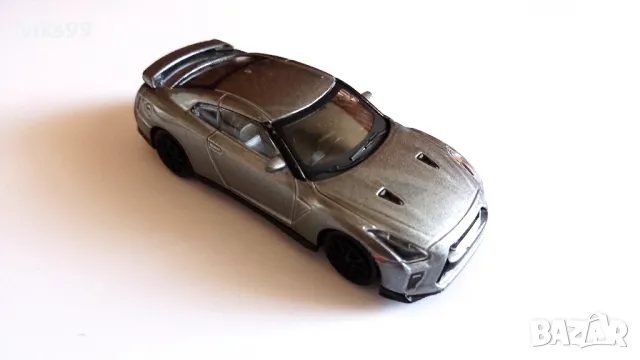 2017 Nissan GT-R GREY Bburago - Мащаб 1:43, снимка 6 - Колекции - 48443215