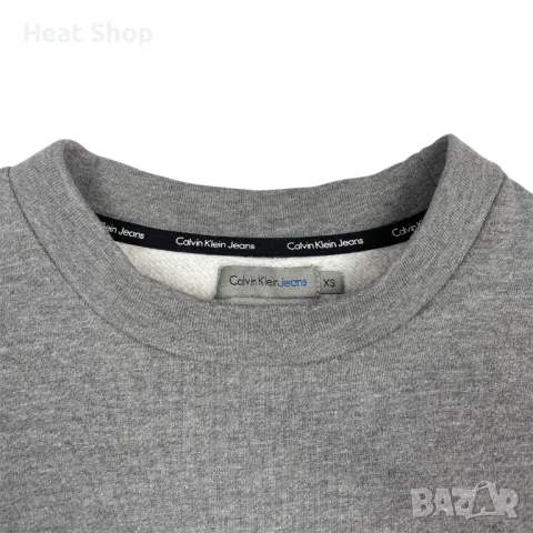 Дамска блуза Calvin Klein Jeans Flocked Logo Sweatshirt, снимка 3 - Блузи с дълъг ръкав и пуловери - 48571889