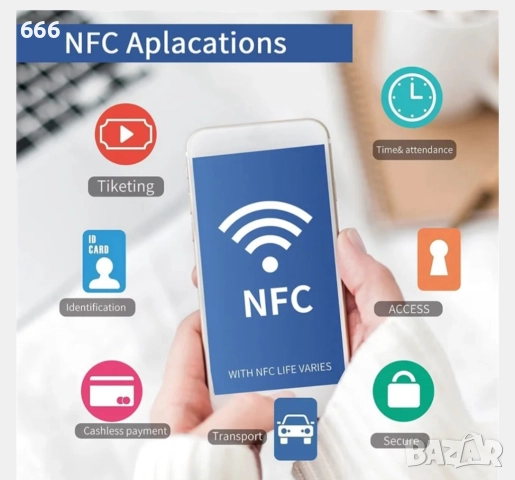 Комплект от 47 самозалепващи се NFC тагове,, снимка 7 - Друга електроника - 51684125