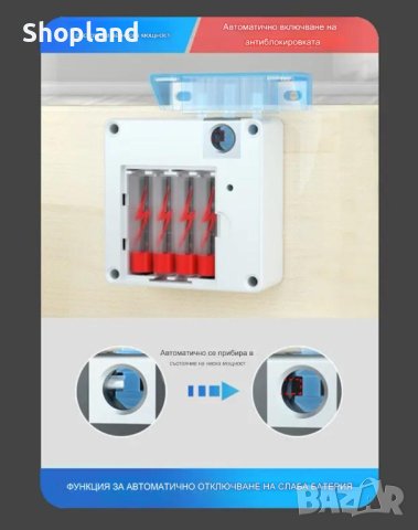 Електронна ключалка с RFID карта за шкафове, снимка 5 - Други - 43950639
