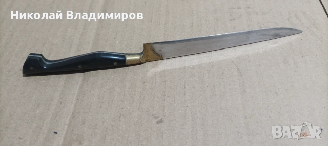 Български нож ножче от рог , снимка 3 - Ножове - 53395921