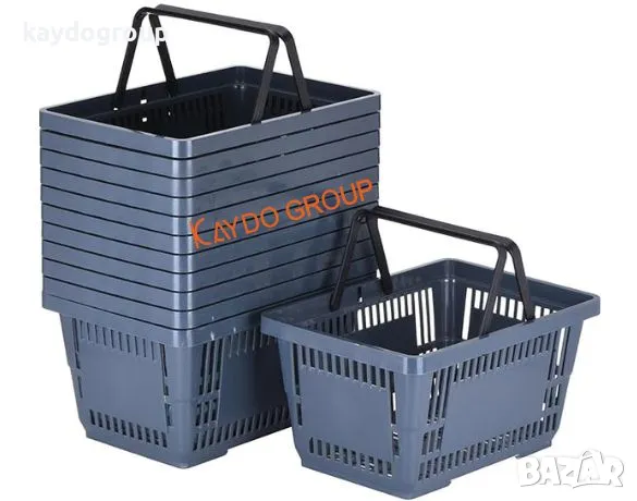 Светло зелена кошница за пазаруване 22л, търговско оборудване!, снимка 7 - Оборудване за магазин - 35966562