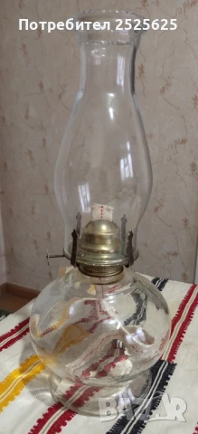 Голяма настолна газена лампа