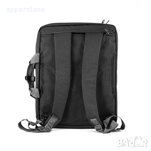 Раница-Чанта за лаптоп 15.6" Modecom Reno Backpack, сиво-черна, SS300072, снимка 3 - Лаптоп аксесоари - 38300831